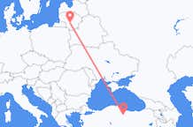 Flights from Tokat to Kaunas