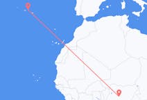 Flyg från Abuja, Nigeria till Terceira, Portugal
