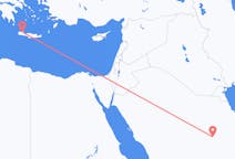 Flyreiser fra Riyadh, til Khania