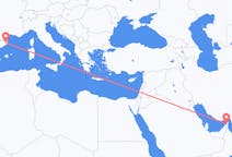 Flights from Ras al-Khaimah, United Arab Emirates to Girona, Spain