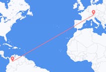 Flights from Bogotá to Innsbruck