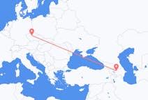 Vols de Gandja, Azerbaïdjan pour Prague, Tchéquie