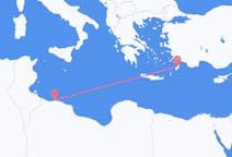 Flyreiser fra Tripoli, til Rhodes