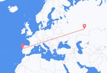 Flyg från Ufa, Ryssland till Porto, Portugal