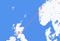 Flights from Sandane, Norway to Glasgow, Scotland