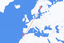 Flyreiser fra Marrakech, til Vasa