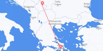 Flights from Greece to Kosovo