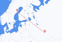 Vluchten van Saransk naar Umeå