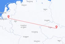 Vluchten van Pardubice, Tsjechië naar Eindhoven, Nederland