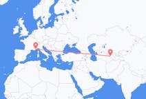 Flyrejser fra Bukhara, Usbekistan til Nice, Frankrig