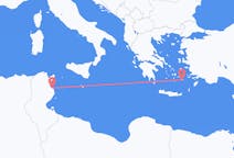 Fly fra Monastir til Astypalaia