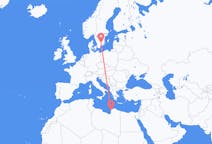 Flüge von Bengasi, Libyen nach Växjö, Schweden