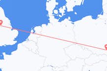 Flyreiser fra Rzeszow, Polen til Manchester, England