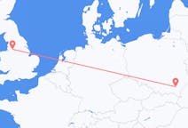 Flyreiser fra Rzeszów, Polen til Manchester, England