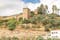 photo of morning view of the medieval Alcazaba of Badajoz or Templar castle in Badajoz, Spain.