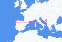 Flyrejser fra Tivat, Montenegro til Vigo, Spanien