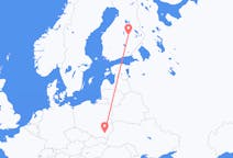 Flights from Rzeszów, Poland to Kuopio, Finland