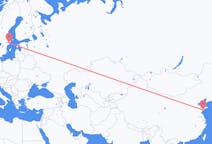 Flyreiser fra Qingdao, til Stockholm