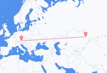 Flyrejser fra Semey, Kasakhstan til Salzburg, Østrig