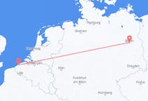 Flyg från Ostend, Belgien till Berlin, Maryland, Tyskland