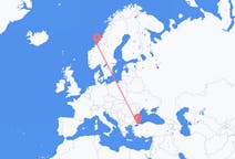 Flights from Ørland, Norway to Istanbul, Turkey
