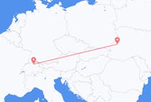 Flyg från Lviv, Ukraina till Zürich, Schweiz