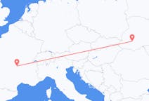 Fly fra Ivano-Frankivsk til Clermont-Ferrand