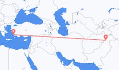 เที่ยวบิน จาก Saidu Sharif, ปากีสถาน ไปยัง Bodrum, ตุรกี