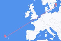 Flights from Pico Island, Portugal to Visby, Sweden