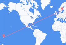 Flights from Taveuni, Fiji to Stockholm, Sweden
