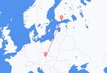 Flyg från Helsingfors, Finland till Brno, Tjeckien