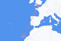 Flyreiser fra Guernsey, til Las Palmas