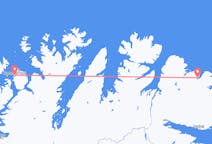 Vols de Båtsfjord, Norvège pour Hammerfest, Norvège