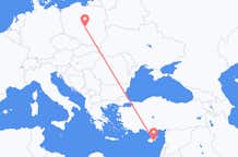 Flyg från Lodz, Polen till Larnaca, Cypern
