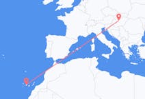 Flyrejser fra Budapest til Tenerife