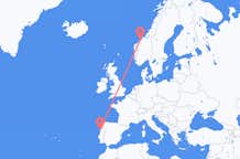 Flyg från Kristiansund till Porto
