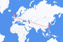 Flights from Taichung, Taiwan to Manchester, England