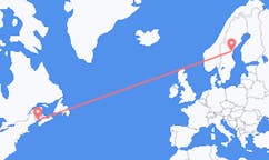 Flights from Saint John to Sundsvall