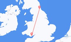 Flyrejser fra Durham til Cardiff