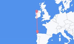 Flyrejser fra Knock, Irland til La Coruña, Irland