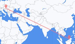 Lennot Bandar Seri Begawanilta, Brunei Heviziin, Unkari