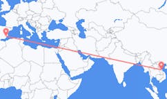 Flyreiser fra Dong Hoi, Vietnam til Murcia, Spania