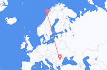 Vluchten van Bodø naar Boekarest
