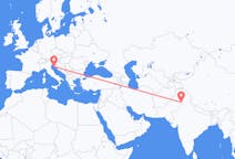 Flyreiser fra Lahore, Pakistan til Pula, Kroatia