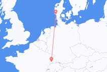 Flights from Esbjerg, Denmark to Basel, Switzerland