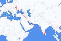 Vluchten van Colombo, Sri Lanka naar Iași, Roemenië