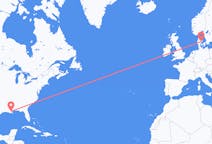 Flyrejser fra New Orleans, USA til Aarhus, Danmark