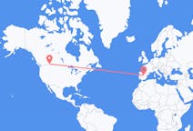 Flyg från Lethbridge, Kanada till Madrid, Spanien