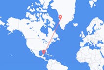 Flyg från Cancún, Mexiko till Ilulissat, Grönland