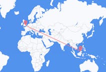 Flyreiser fra Kota Kinabalu, Malaysia til London, England
